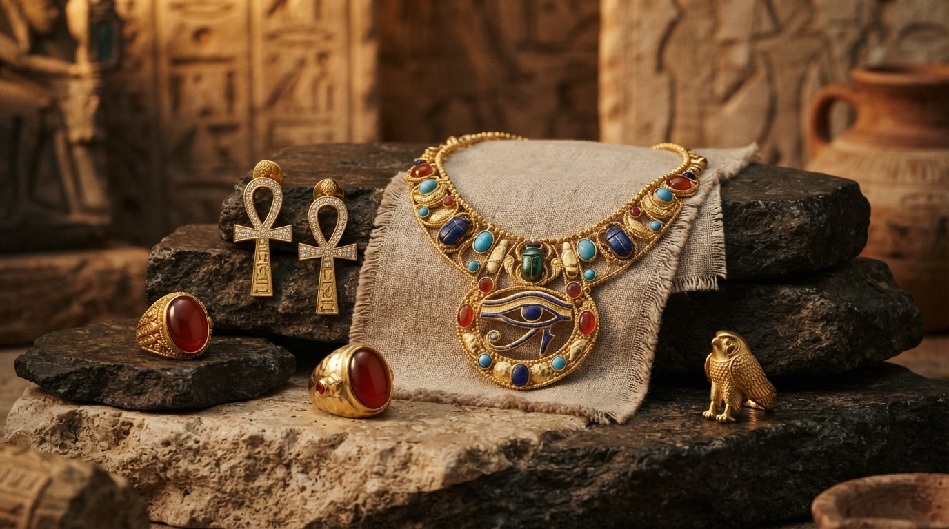 Egyiptomi medál amulett